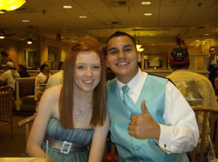 Daughter Kaitlin w/Jacob. Prom 2008