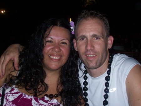 Michael & I at the Old Lahaina Luau, Maui, Hawaii