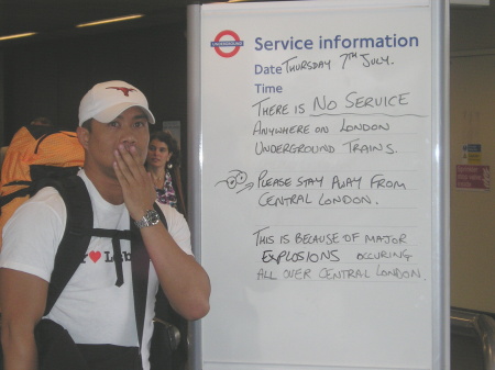 London bombings in July 2005
