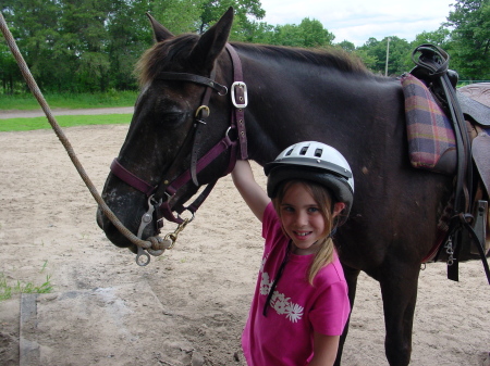 My daughter. She loves Horses!