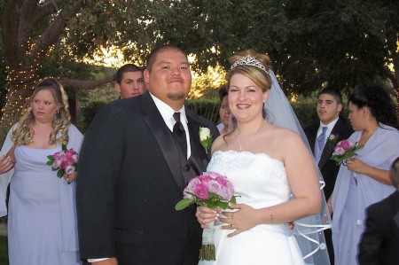 Ricardo and I on our wedding day