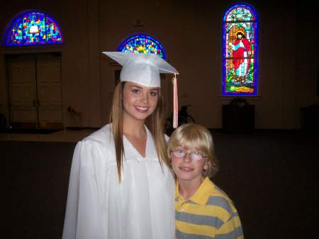 Jade & Brett at her H.S. Graduation