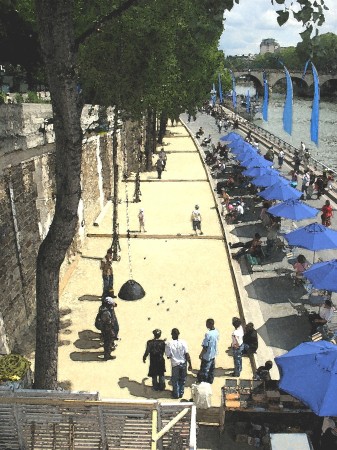 Playing Boules in Paris