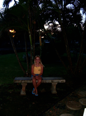 Madi in the Lahaina sunset