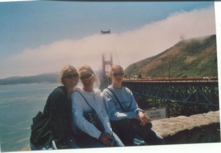My daughter Jocelyn, me and Dani  Golden Gate Bridge  2003