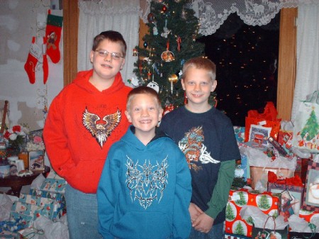 Zac, Alex & Hunter -Christmas '05