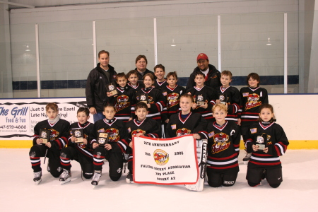 My 2005-2006 Squirt Bronze Hockey Team