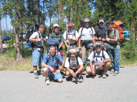 Backpacking in Yellowstone 2003