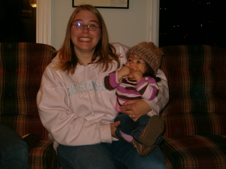 Me and my  baby  cousin Olivia