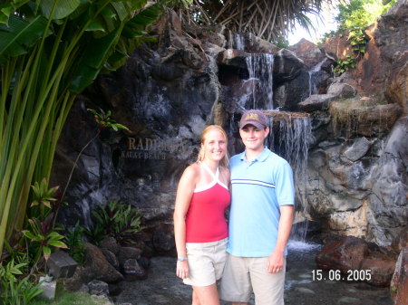 Jim and I on our Honeymoon