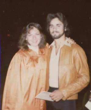 Me and my Bud "Deb"  At Grad back in 79