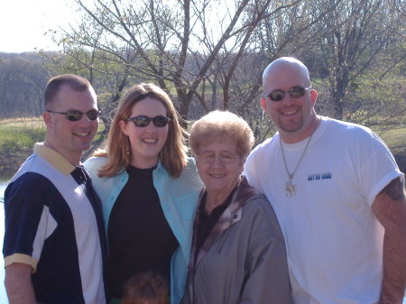 Me, Kevin, Ashley, and Grandma G