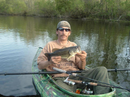 fishing from my kayak