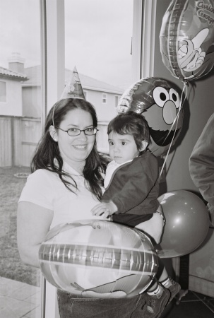 Marcie and Anthony on 1st Birthday