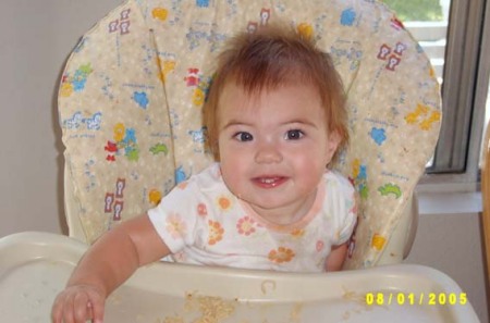Our daughter Samantha age 10 months