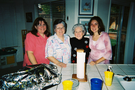 Me, mom, grandma & my daughter 2004