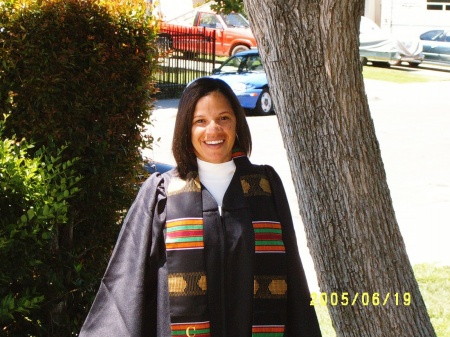 The day I received my BA!!!
