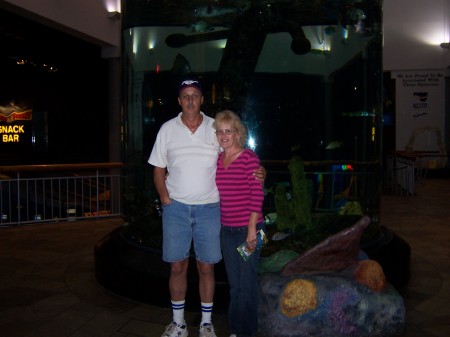 Ellis and me at the Aquarium in Myrtle Beach