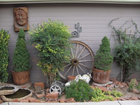 front entrance to house