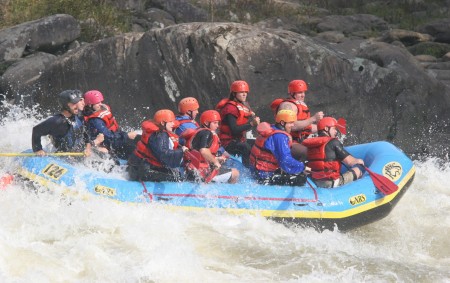 white water rafting