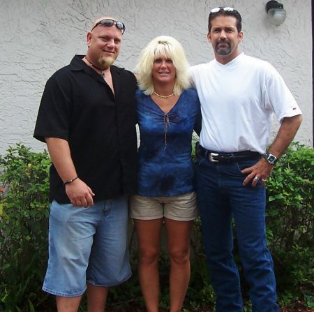 My hubbie, Cory, me and brother-in-law