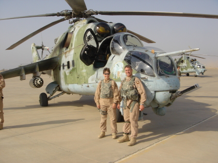Iraqi friendly HIND helicopter.  Would love to get a ride in it!