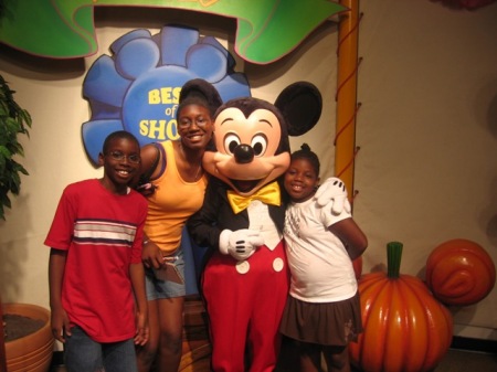 My Babies and Mickey Mouse Summer 2007