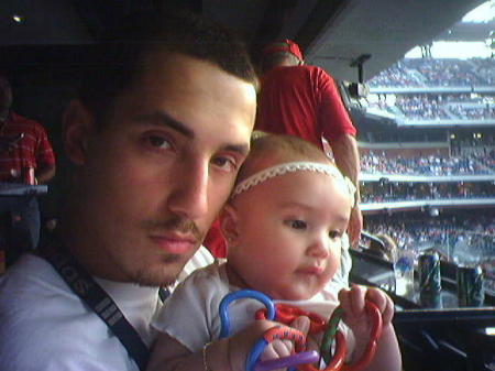 My son Anthony & his daughter Eli