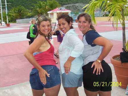 Me & the girls in St. Maarten VI