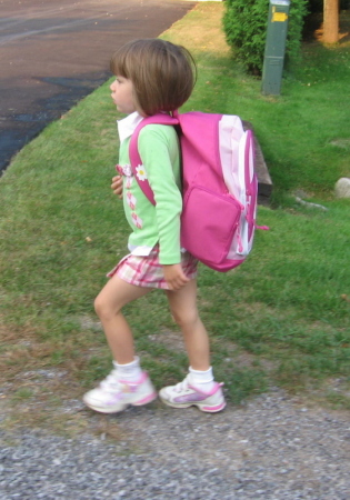 Gracie lou's first day of school sept 2005