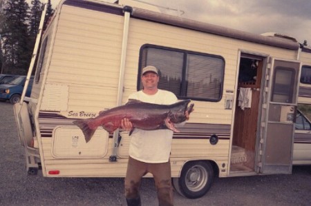 50 lb King Salmon, Crooked Creek, Alaska