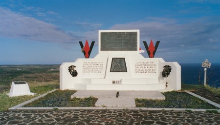 2002 Monument on top of MT Suribachi Iwo Jima