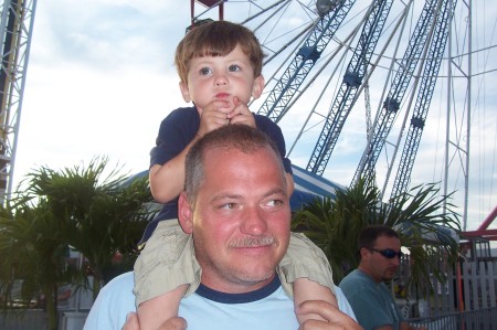 Roy & Jacob at the boardwalk