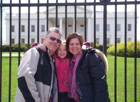 In front of White House