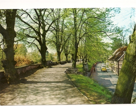 the ancient wall in Soest now a park