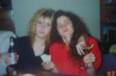 My sister Monica and me in 93