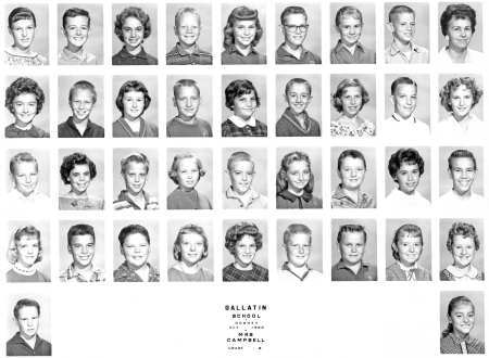 Gallatin 6th Grade, 10/1960