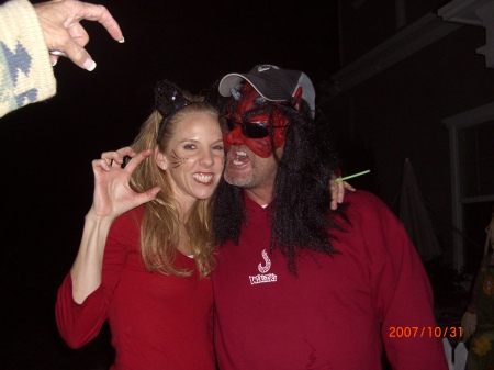 Jody & me, Halloween 2007