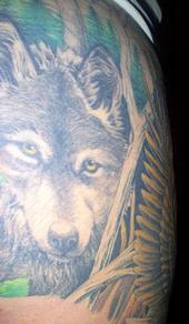 my wolf tat