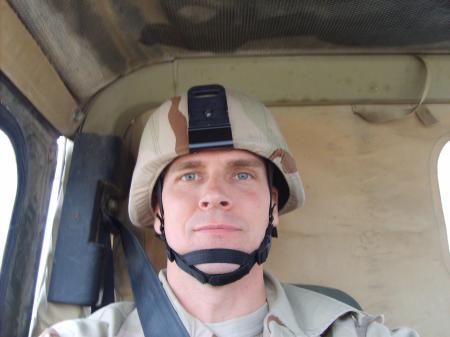 My hubby, Jeff, while serving in Iraq