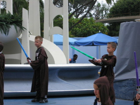 The young "Jedi"