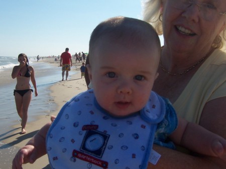 Liam at the beach