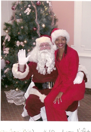 Danielle with Santa 2003