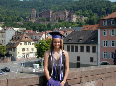 My daughter's high school graduation, downtown Heidelberg