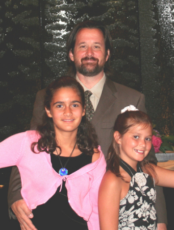 With my Kids, Emily & Sara, July 2007