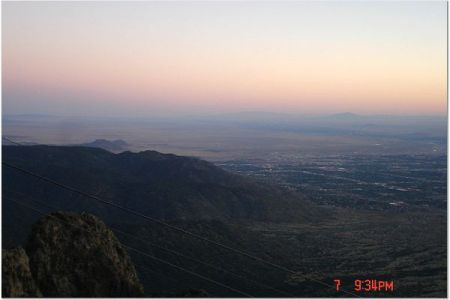 View of Albuquerque from Sandia Peak