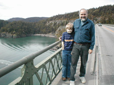 Carson and I at Deception Pass