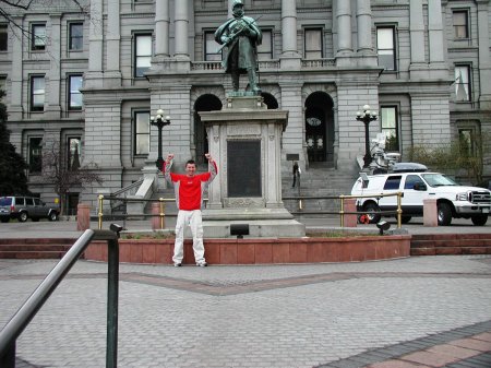 Todd in Denver ( In front of Capital Building)