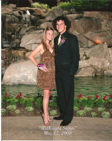 Daughter Ellen & friend Brice at Prom