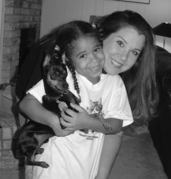 Mommy, Ciara & Caesar (the minpin)